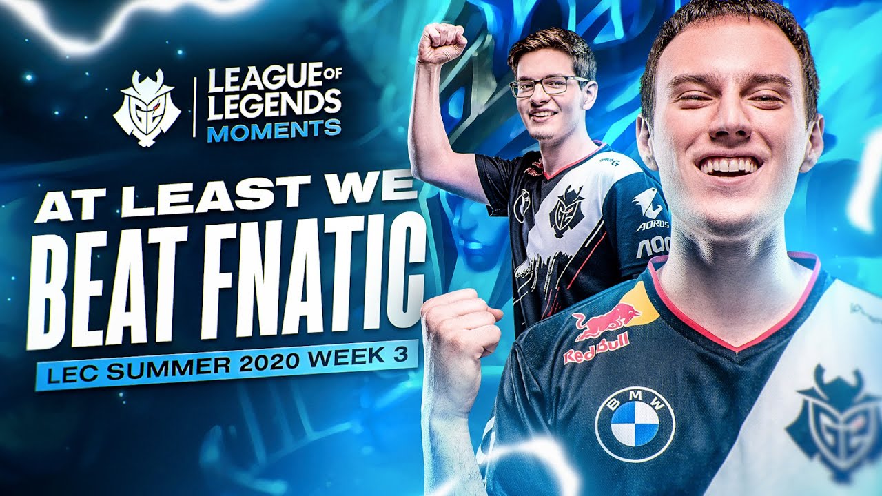 At Least We Beat FNATIC | LEC Summer 2020 Week 3 Moments