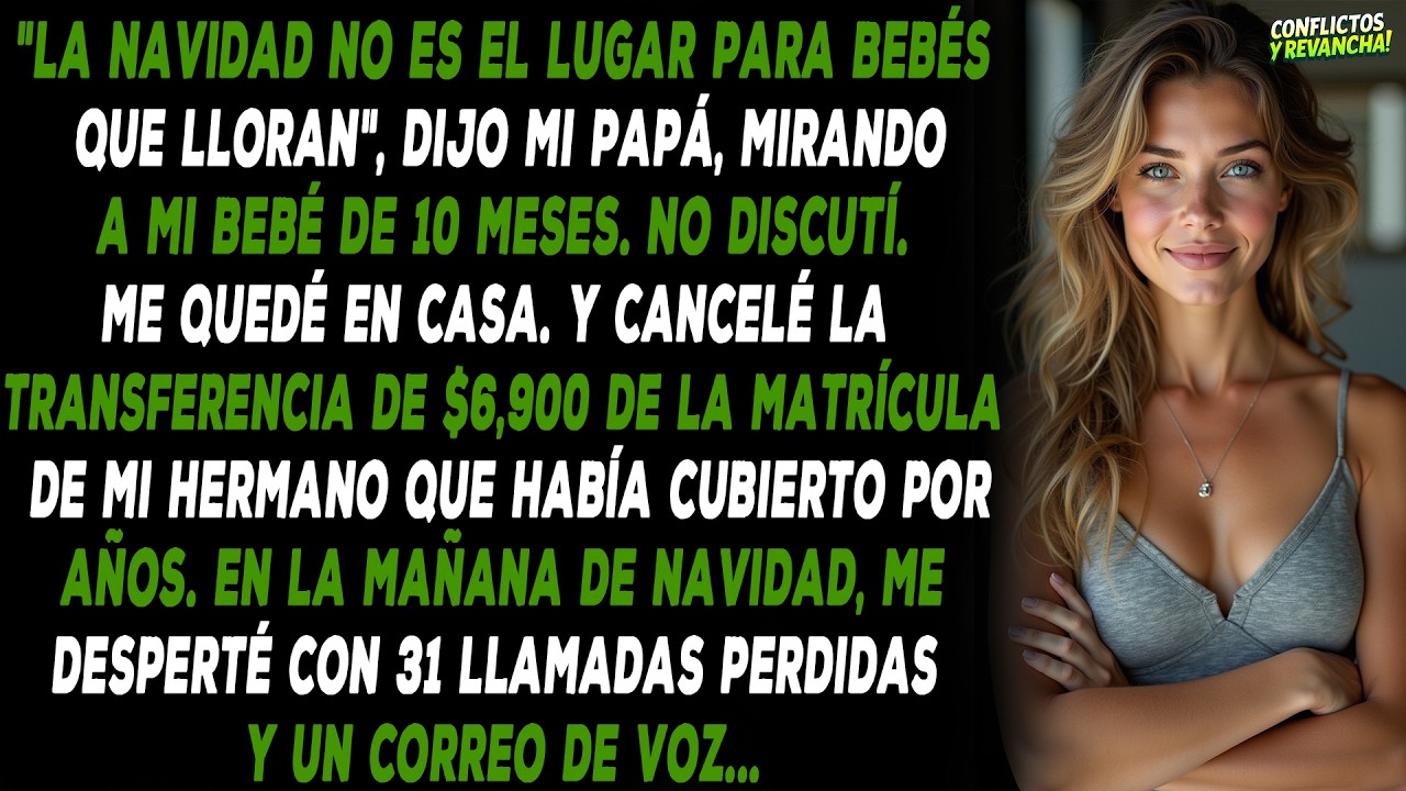 La Navidad no es el lugar para bebés que lloran