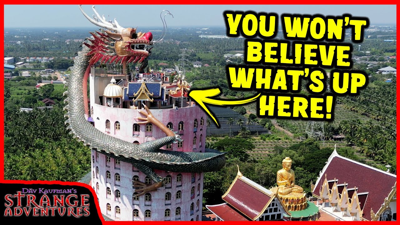 WHAT IS AT THE TOP OF THAILAND'S TEMPLE OF THE RISING DRAGON?