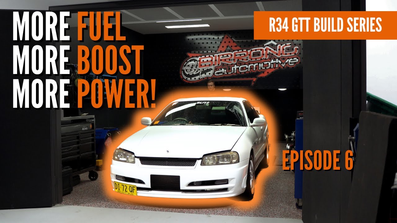 Boost Goals Incoming! Fuel system upgrades on the Nissan Skyline R34 GTT - Build Episode 6
