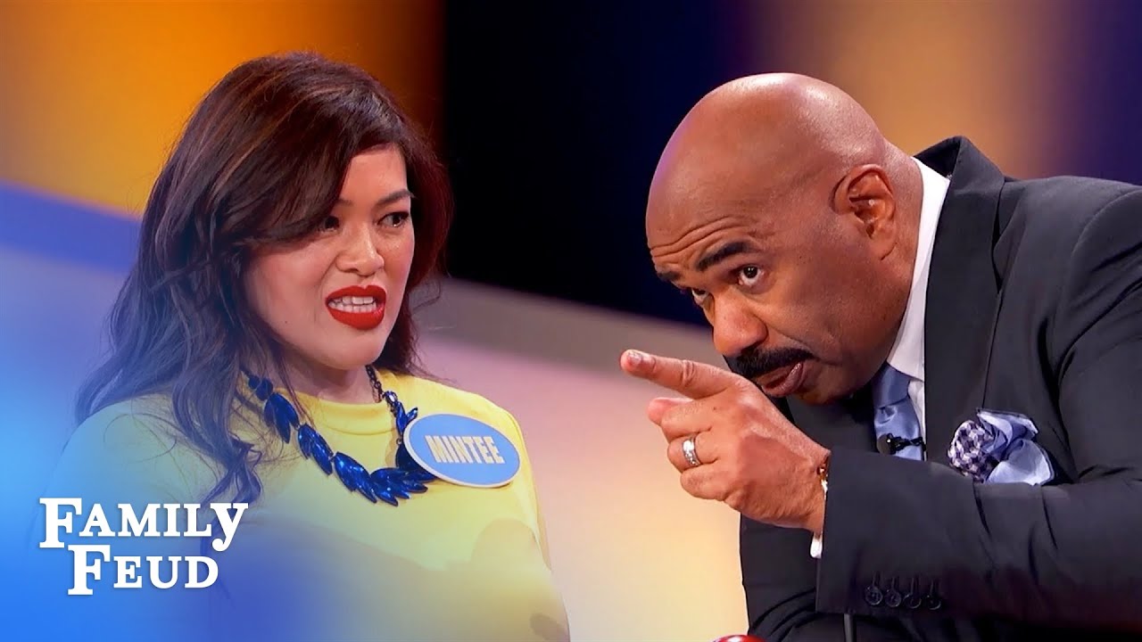 Mintee's answer STUNS her whole family! | Family Feud