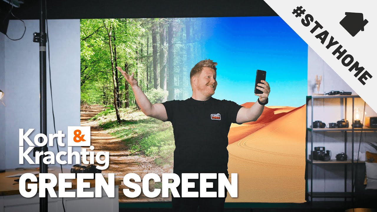Thuis aan de slag met een Green Screen - Kort & Krachtig - Kamera Express