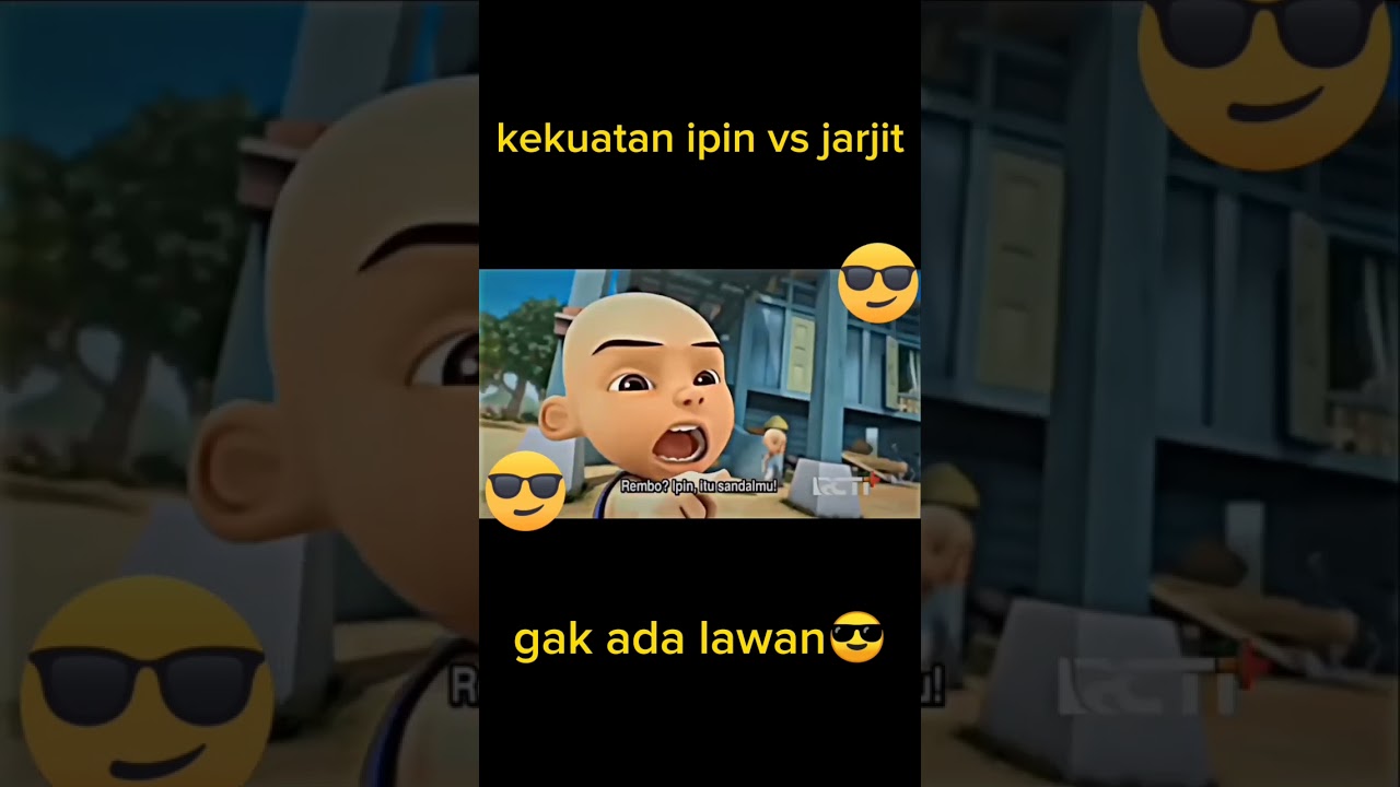 ipin vs jarjit adu kekuatan😎#keren #kece