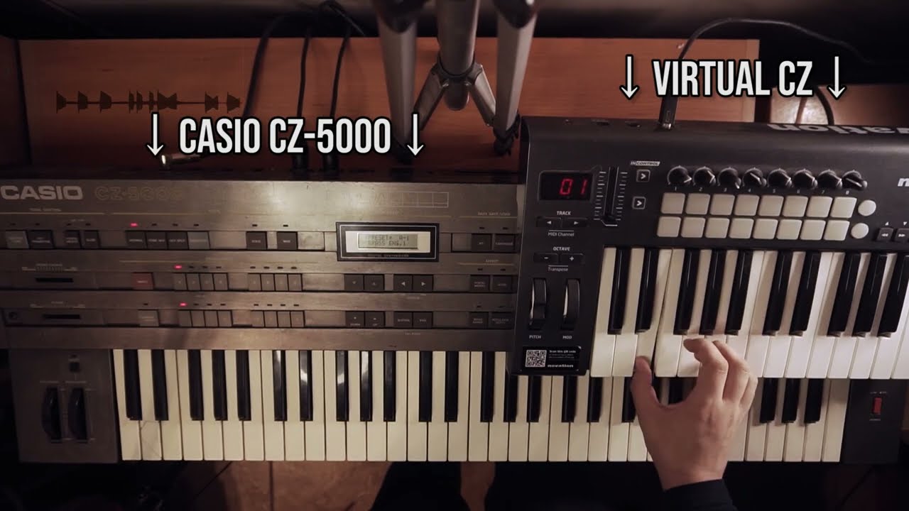 Casio CZ-5000 (presets de fábrica) vs Virtual CZ (presets importados)