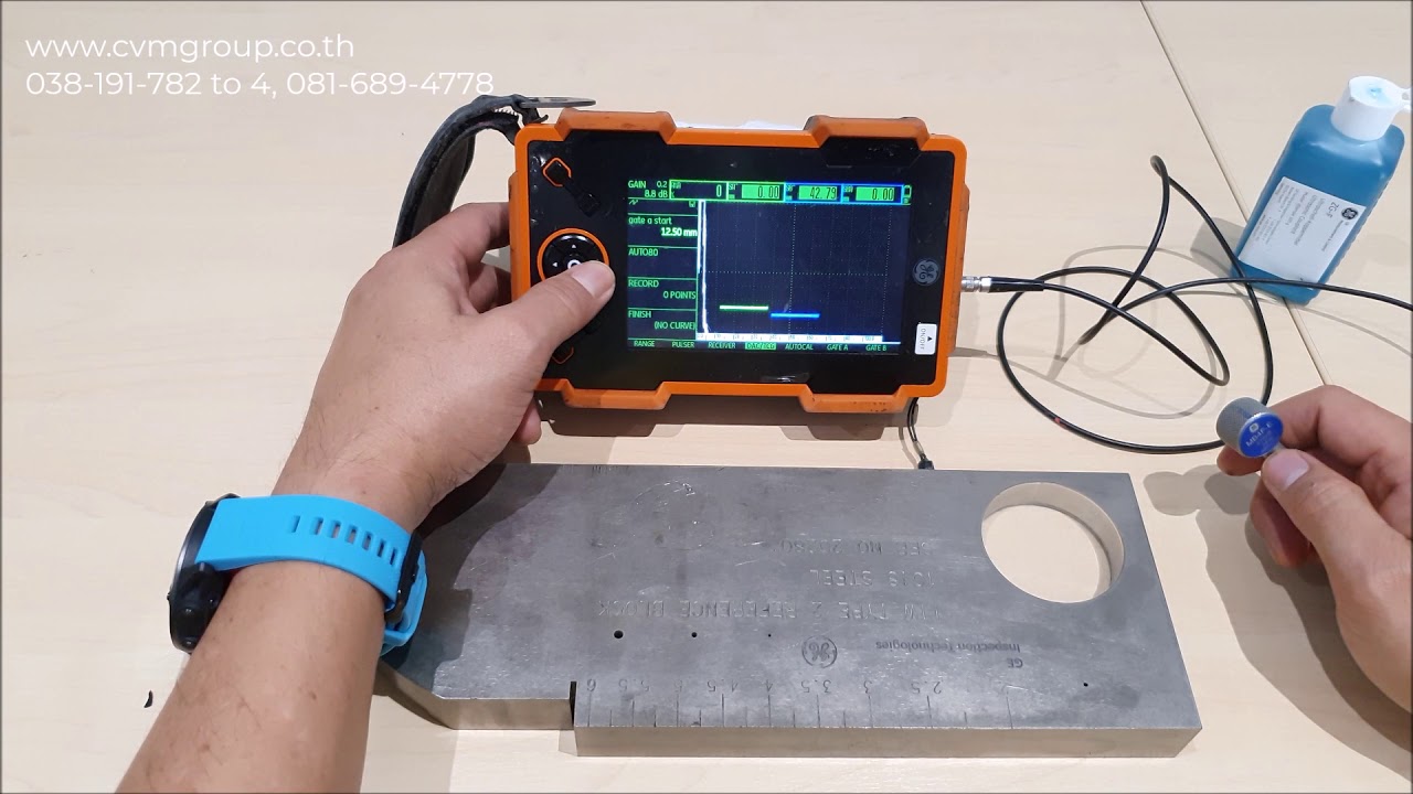 CVM - USM GO+ | UT-Ultrasonic Testing | เครื่องตรวจหารอยร้าวด้วยคลื่นเสียงอัลตร้าโซนิค