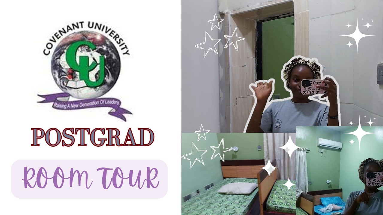 Covenant University Postgraduate  hall room tour #firstdayofschoolvlog #mastersstudent
