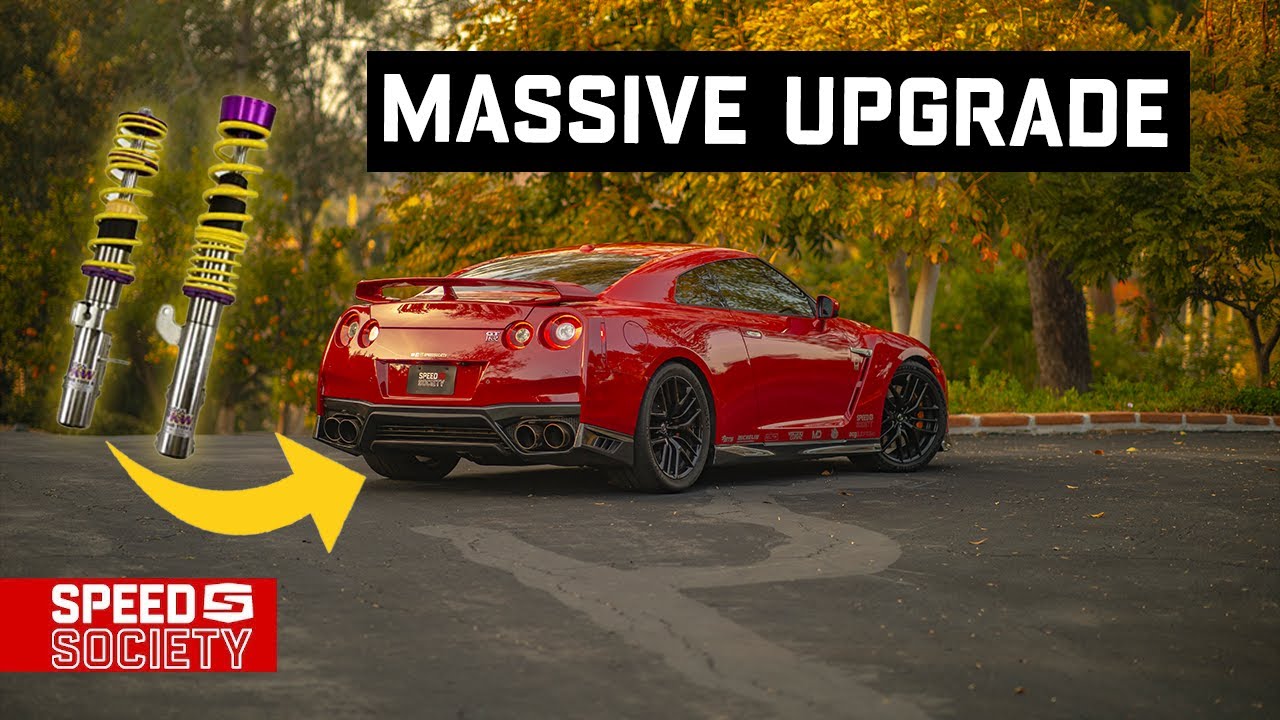 Модернизация подвески R35 GTR с койловерами | Установка подвески KW Suspension V3