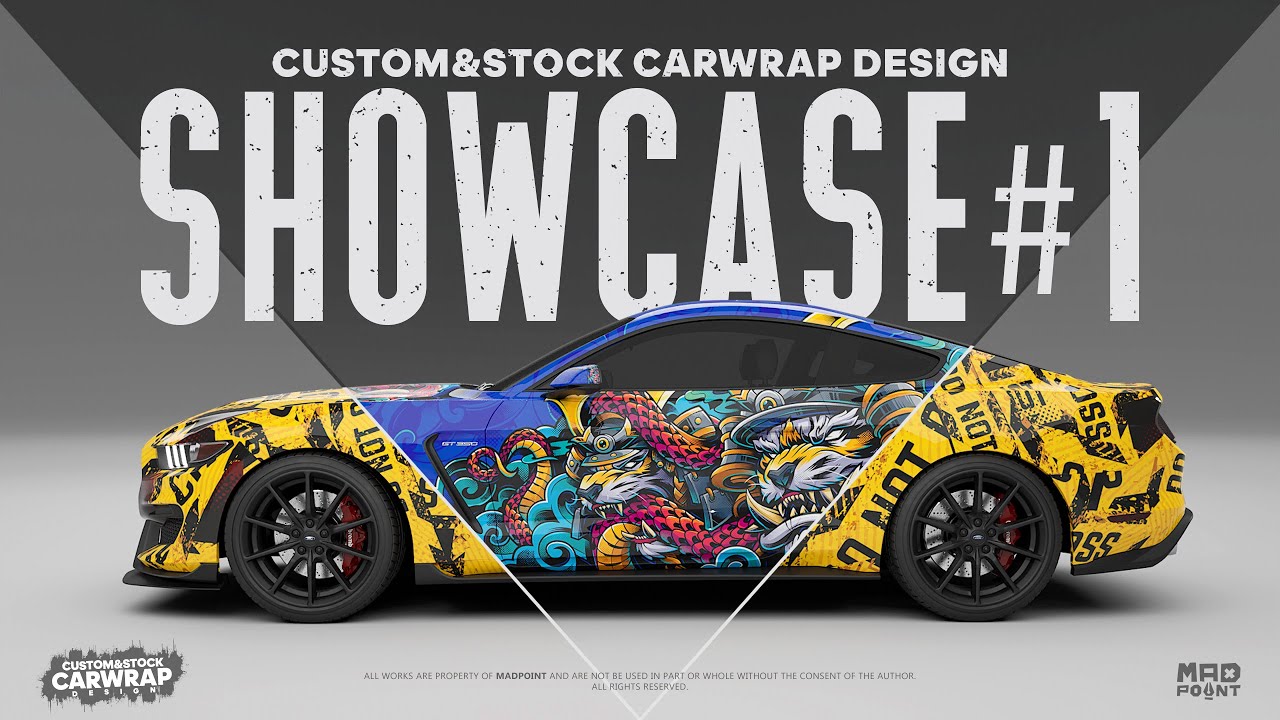 «Showcase #1» - Custom & Stock CARWRAP Design by MadPoint