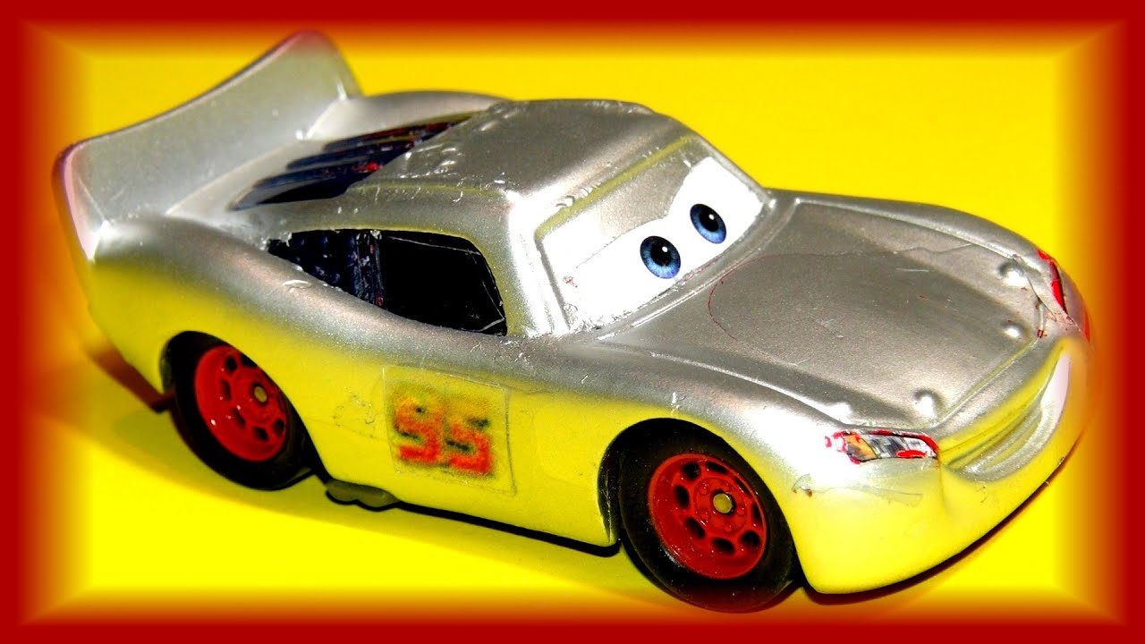 Грунтовка Молния Маккуин из серии Disney Pixar Cars Custom с аэрозольной краской и кузовом, сняты...