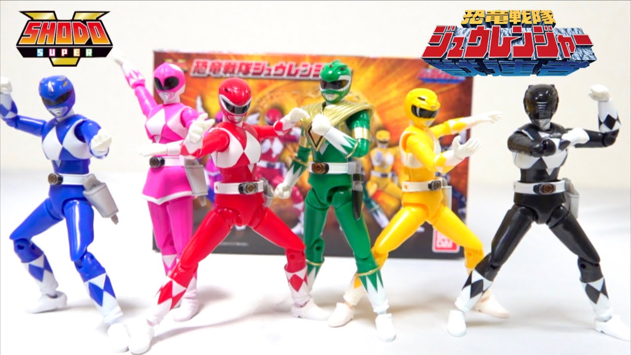 【SHODO SUPER】恐竜戦隊ジュウレンジャー 6人で登場！ヲタファの歴代戦隊レビュー /  SHODO SUPER Zyuranger