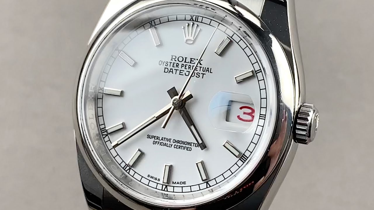 Rolex Datejust 116200 Rolex Watch Review