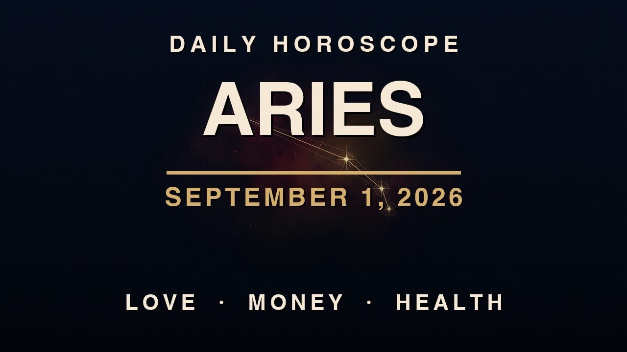 Daily Horoscope - Aries - September 1, 2026
