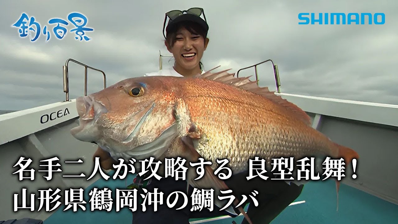 【釣り百景】#557 名手二人が攻略する　良型乱舞！山形県鶴岡沖の鯛ラバ