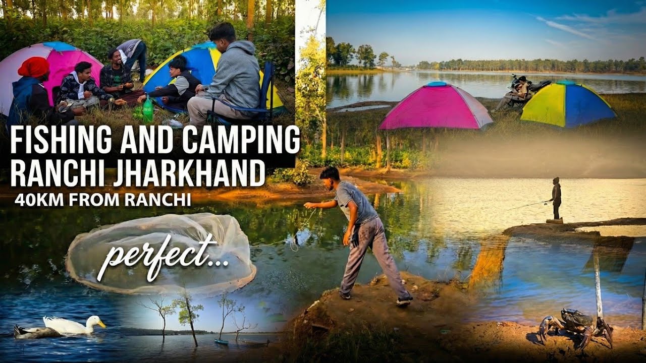 Fishing and Camping 🏕️🎣|| Hidden Dam Near Ranchi || Everything gone wrong 🥲😂 || Adventure Vlog ||