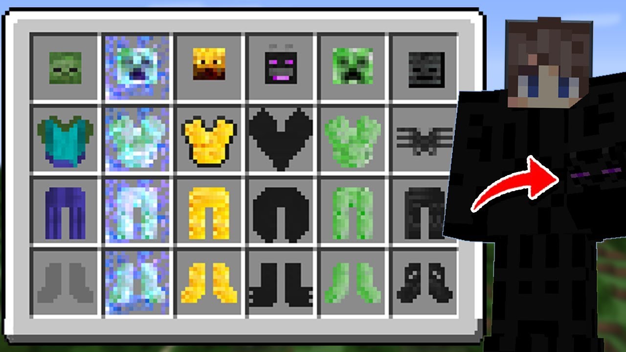 ЭТА БРОНЯ ПРЕВРАТИТ ВАС В ЛЮБОГО МОБА В МАЙНКРАФТ! КАК СТАТЬ МОБОМ В МАЙНКРАФТ