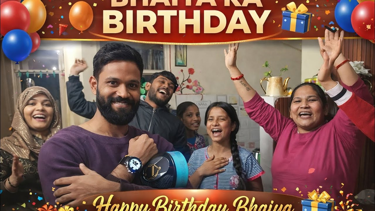 Surprise birthday 🎂for bhaiya🎁🎉 |#bhaiyakabirthday#birthday #vlogfamily #dailyvlog #vlogger 
