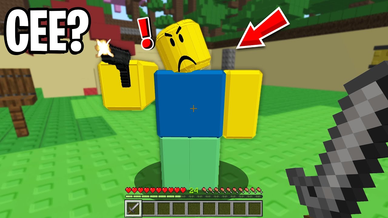 Robloxianul Noob vrea sa *DISTRUGA* Minecraftul !!