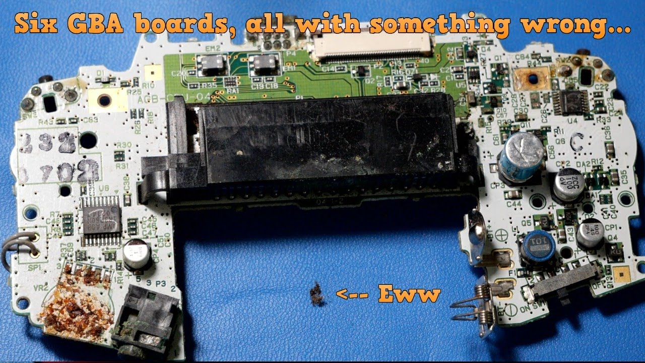 Six Damaged GBA Boards - The initial investigation (1 / 3)