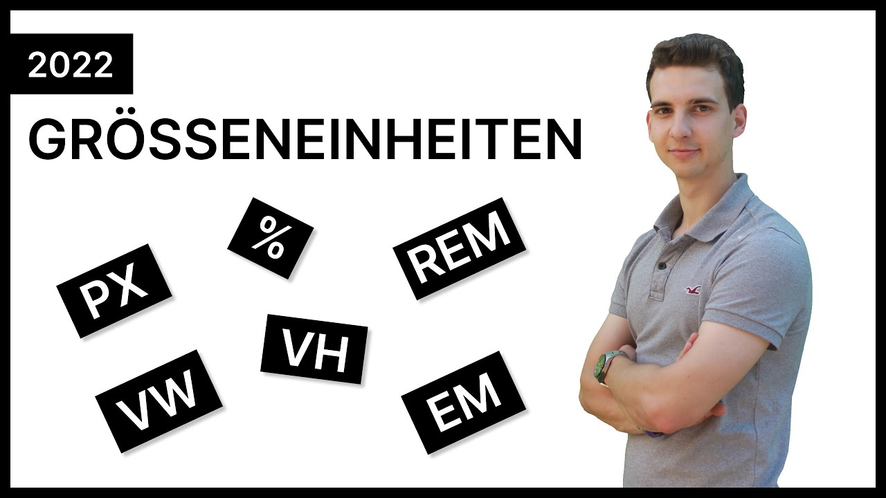 Gr&ouml;sseneinheiten: Px vs REM vs EM. Was sind die Unterschiede?