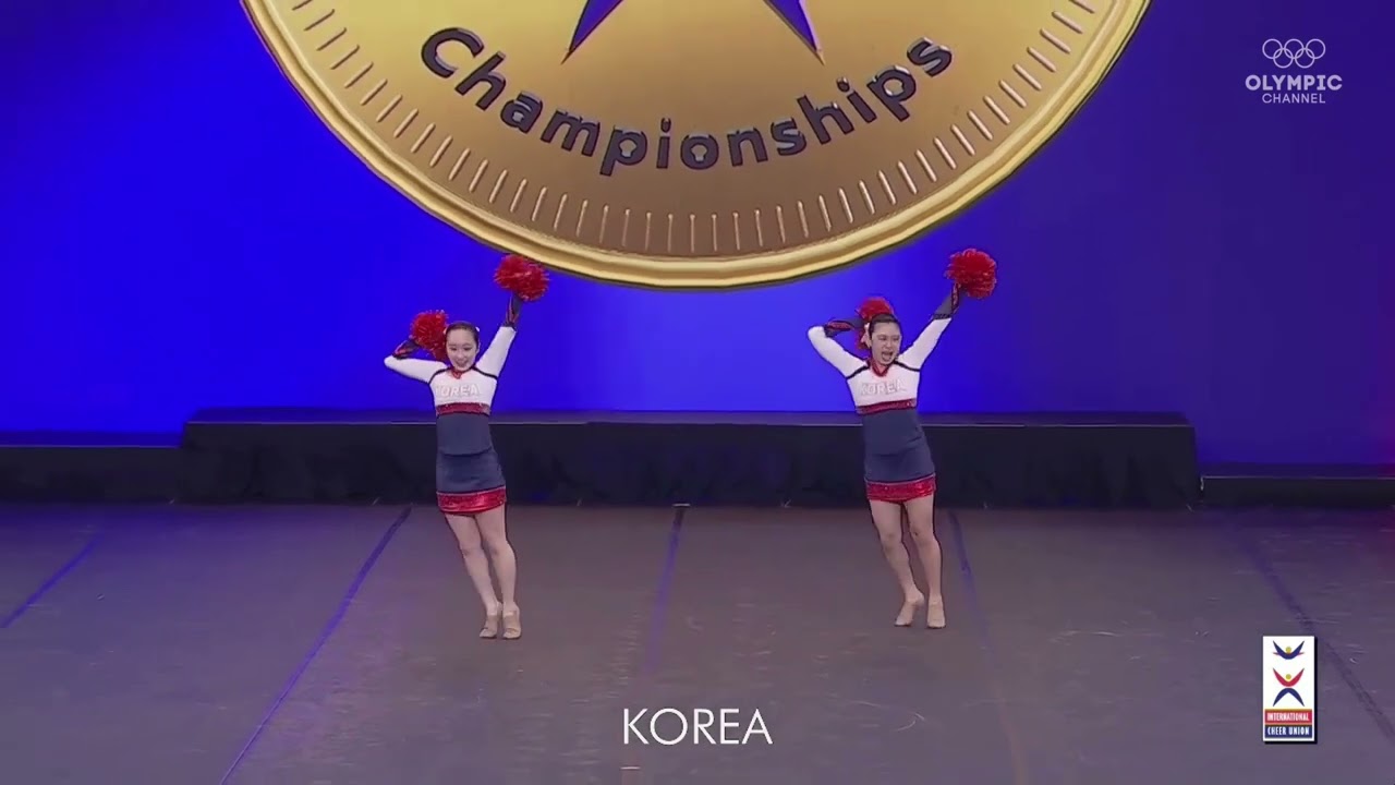 2023 ICU Worlds Pom Doubles - Team Korea