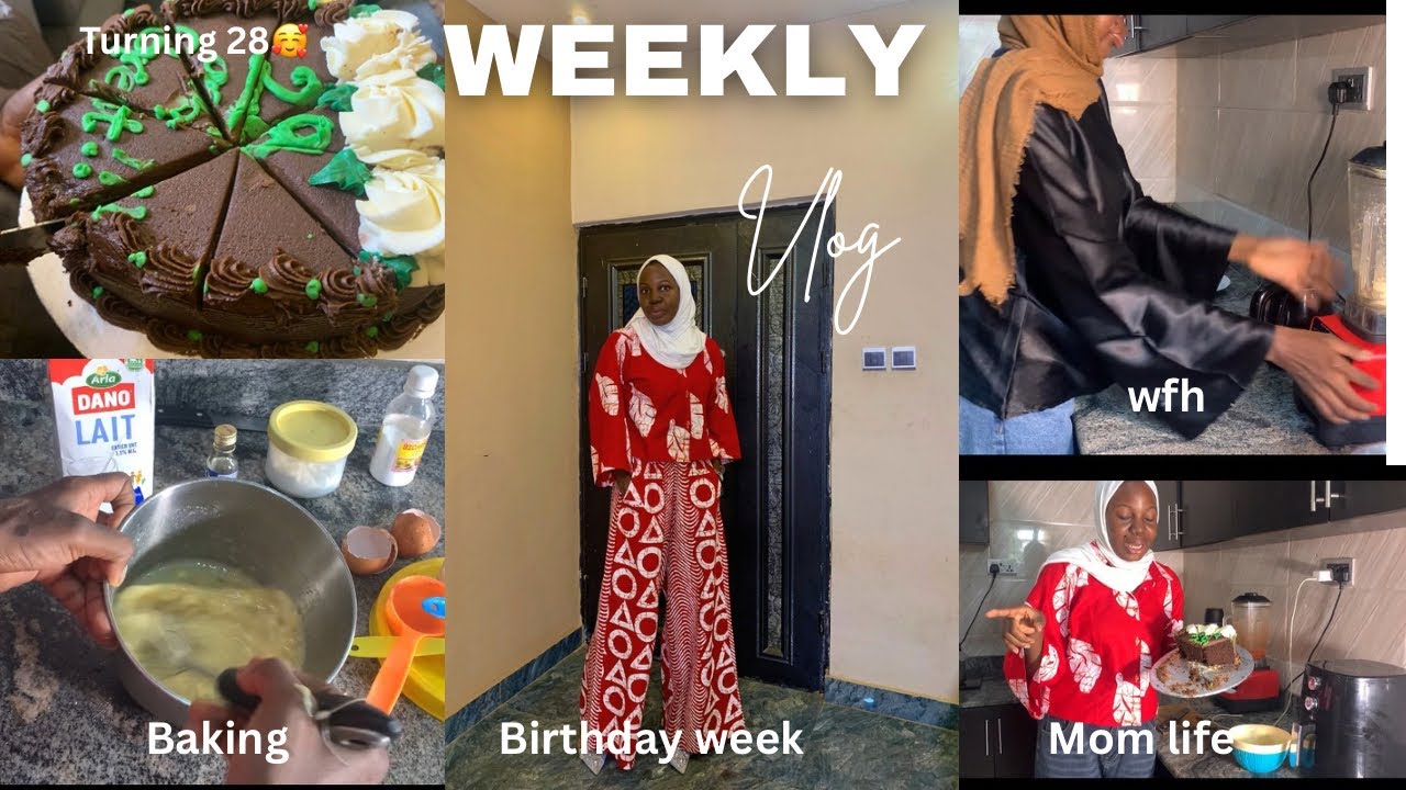 Days in my life as a wfh mom: BIRTHDAY WEEK + BAKED BANANA BREAD + COOKING #aestheticvlog 