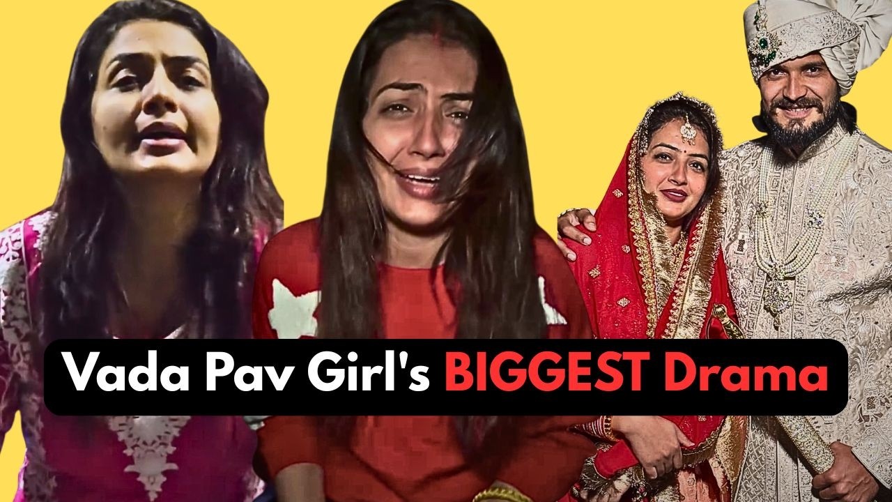 Vada Pav Girl's Cheating Allegations & Mystery Man Bridal Photos