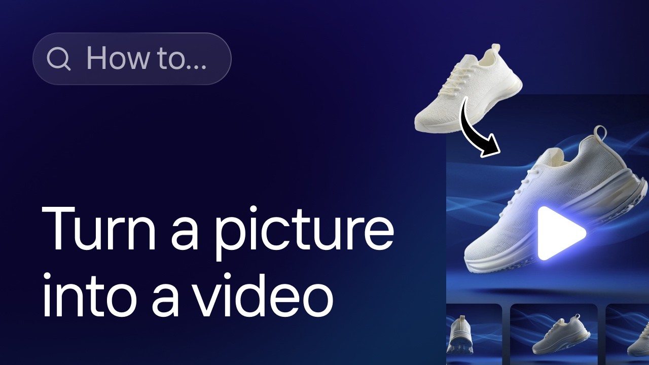 How to create product videos from images with AI (Turn pictures into videos!)