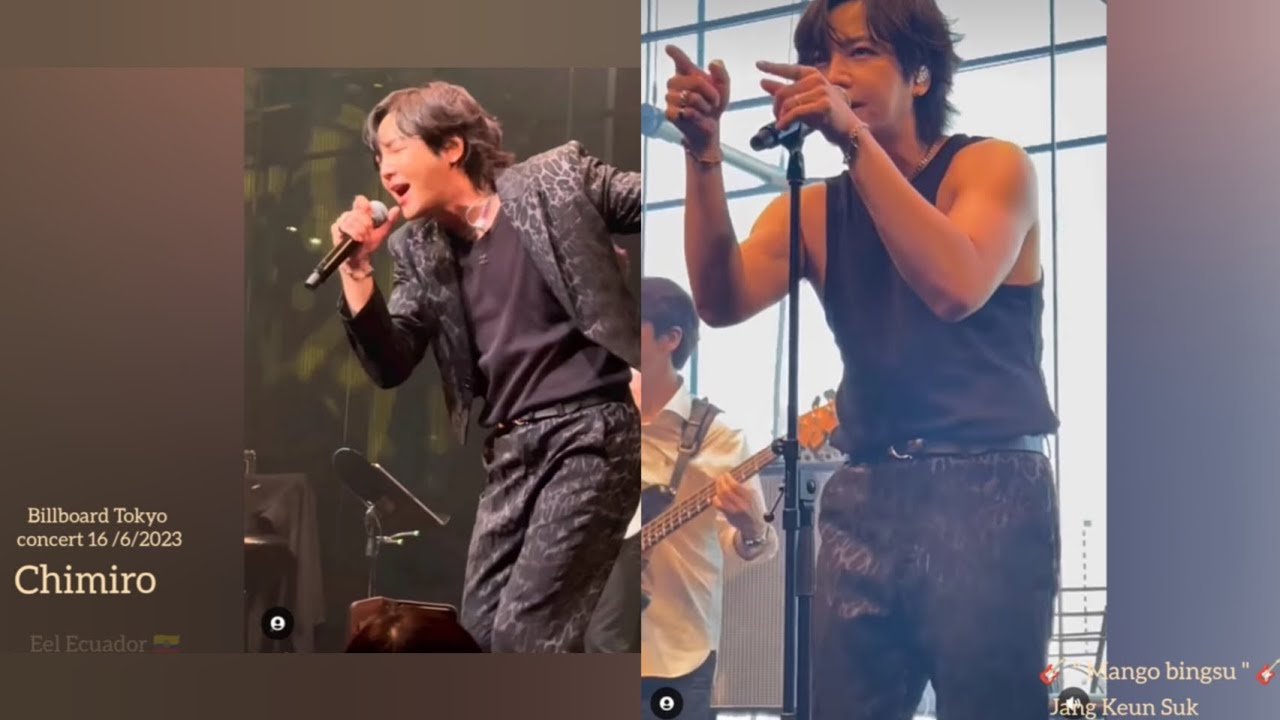 장근석 Chimiro Jang Keun Suk Billboard Tokyo Concert 2023/ June /16