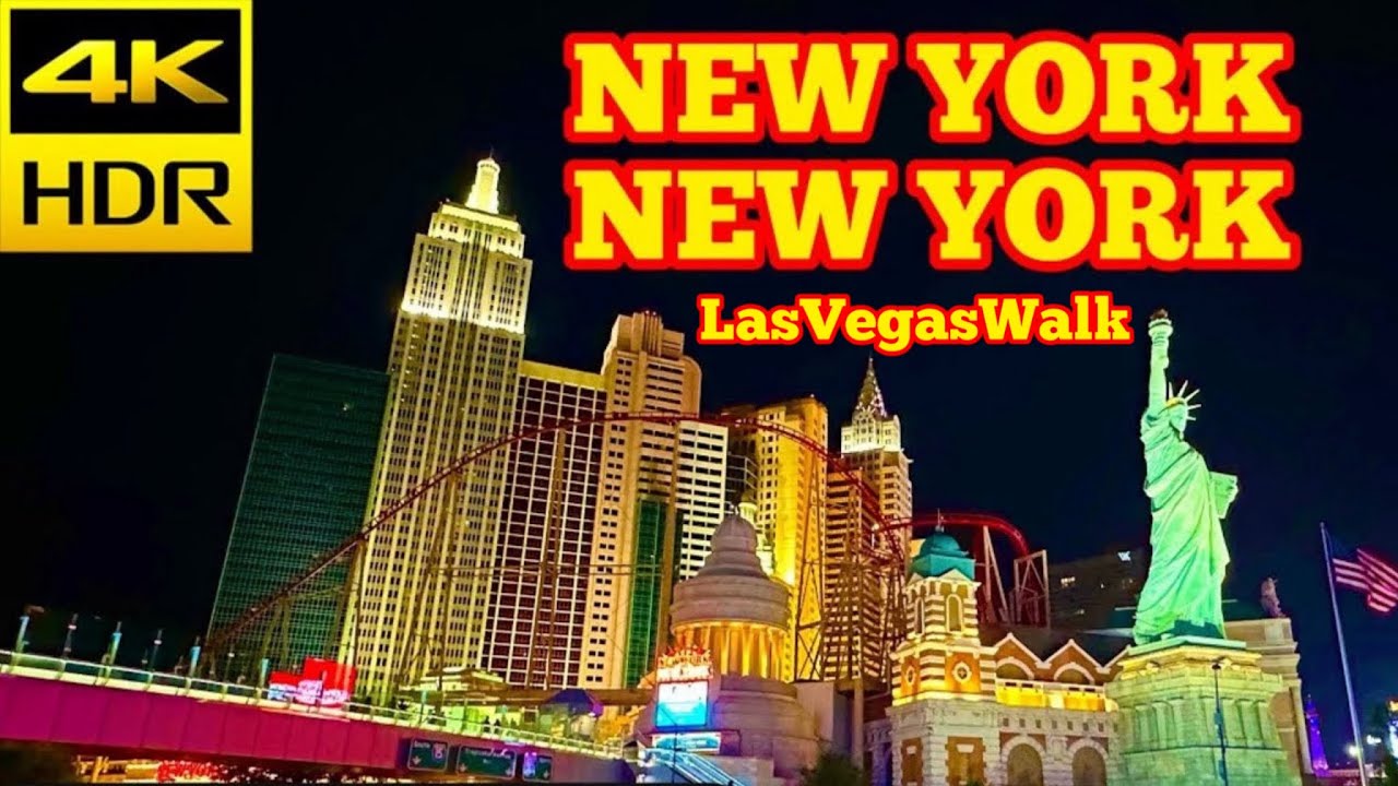 LasVegasWalk &bull; New York New York Hotel and Casino &bull; June 2025 (4K HDR)