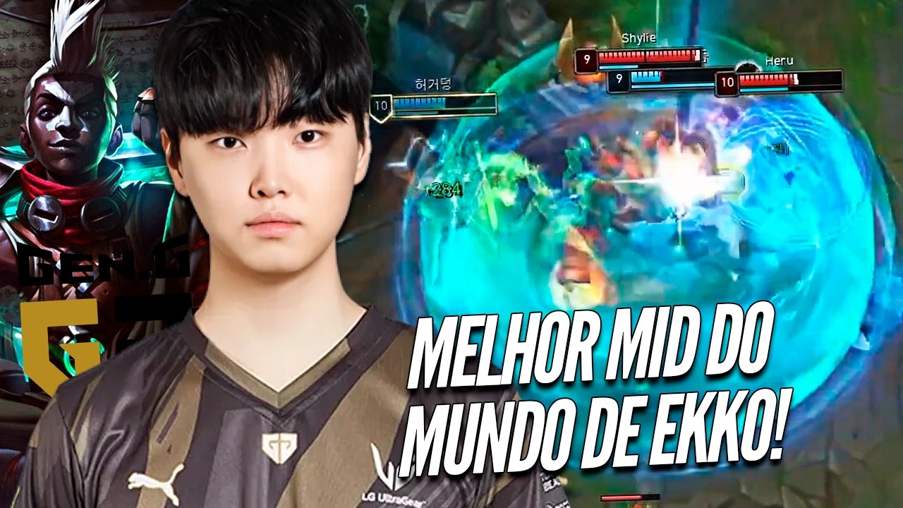 QUANDO O MELOR MID do MUNDO JOGA de EKKO, GENG CHOVY