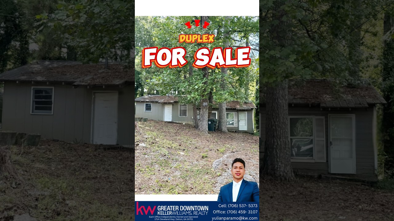 Dalton Duplex Under $100K 🏠 Investor Special | 301 B Fields Ave
