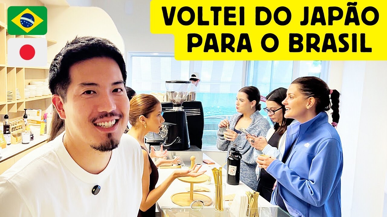 Voltei do Japão para o Brasil e a correria já deu medo
