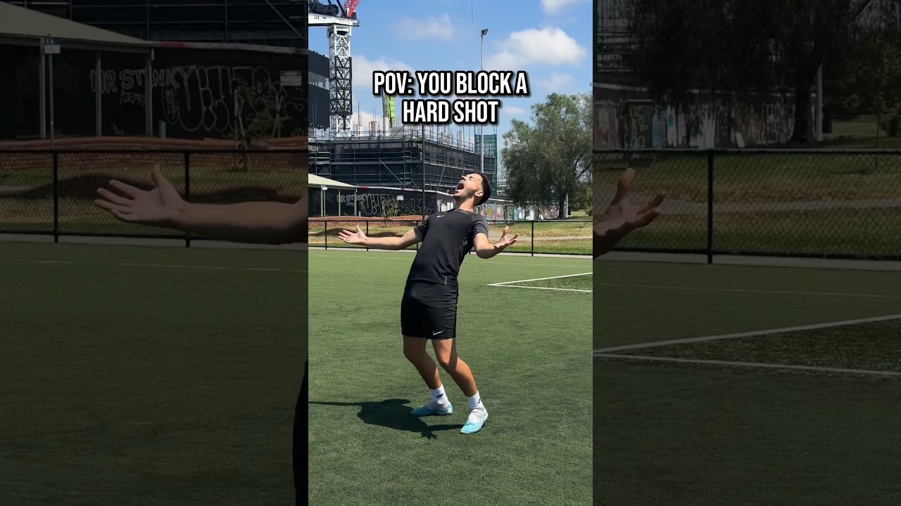 POV: Blocking a Hard Shot 🥵