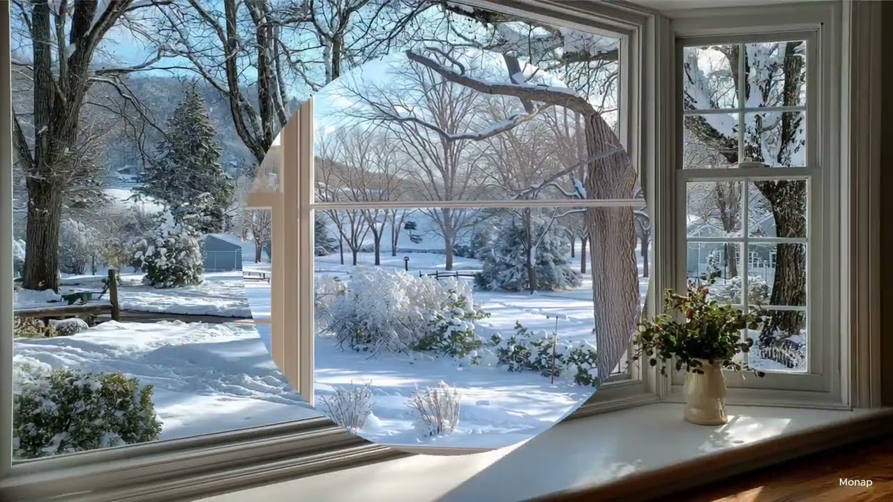 Atmosfera d’Inverno alla Finestra✨❄️✨