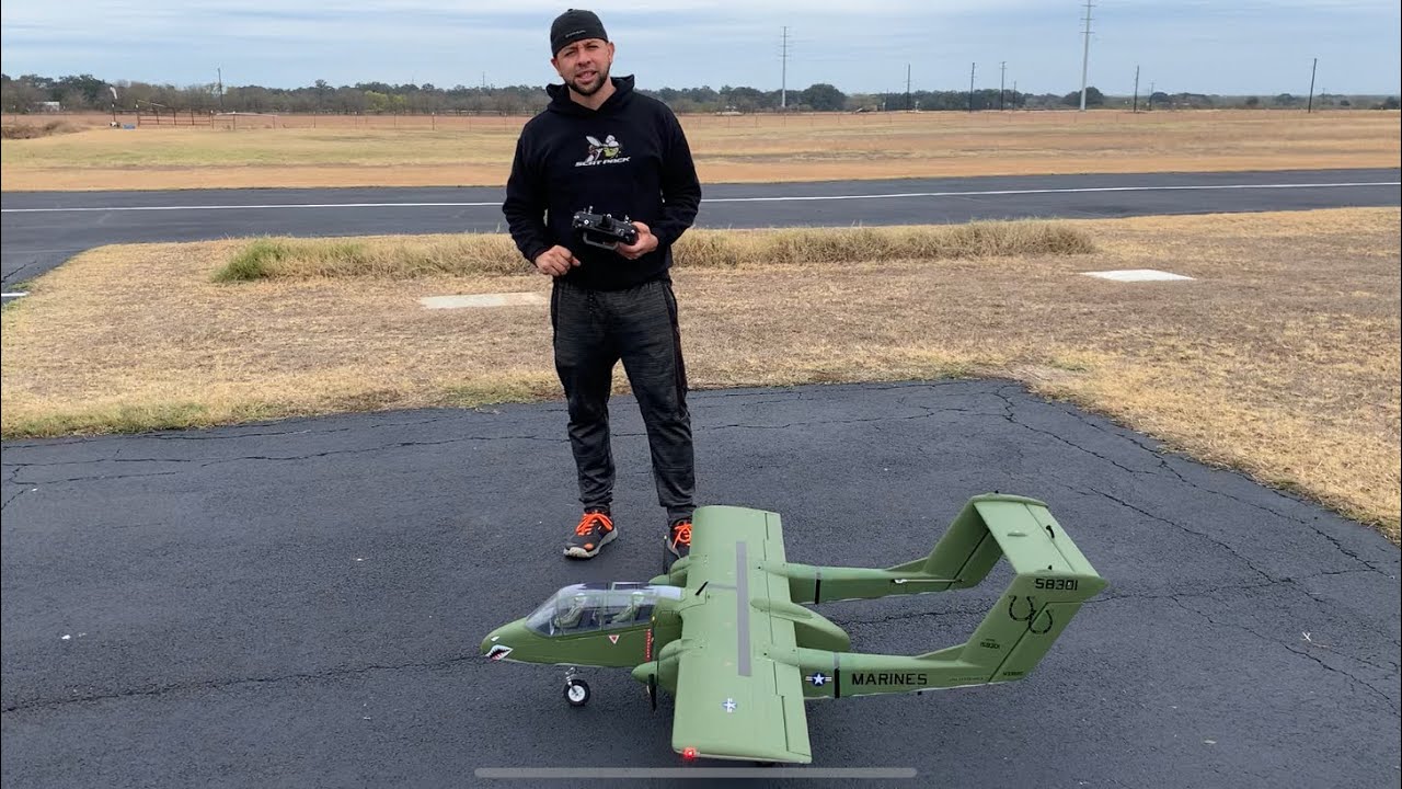 Flightline OV-10 Bronco Fine Tuning 2nd Flight, Flaps and Rates adjusted!
