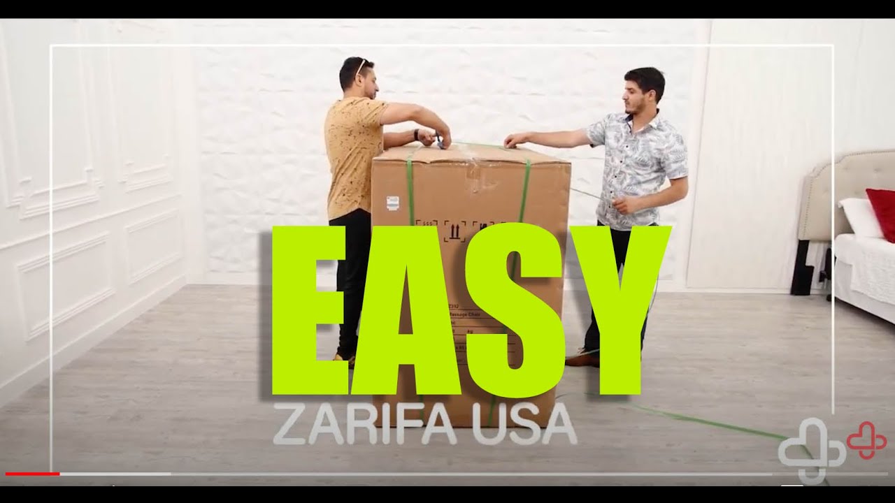 How To Install A Massage Chair [Massage Chair Assembly]  Zarifa USA Z-Dream Massage