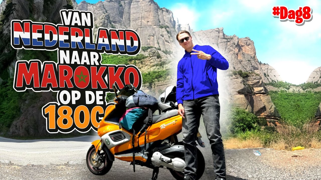 ALLEEN Verder Op De 180cc Naar MAROKKO #dag8
