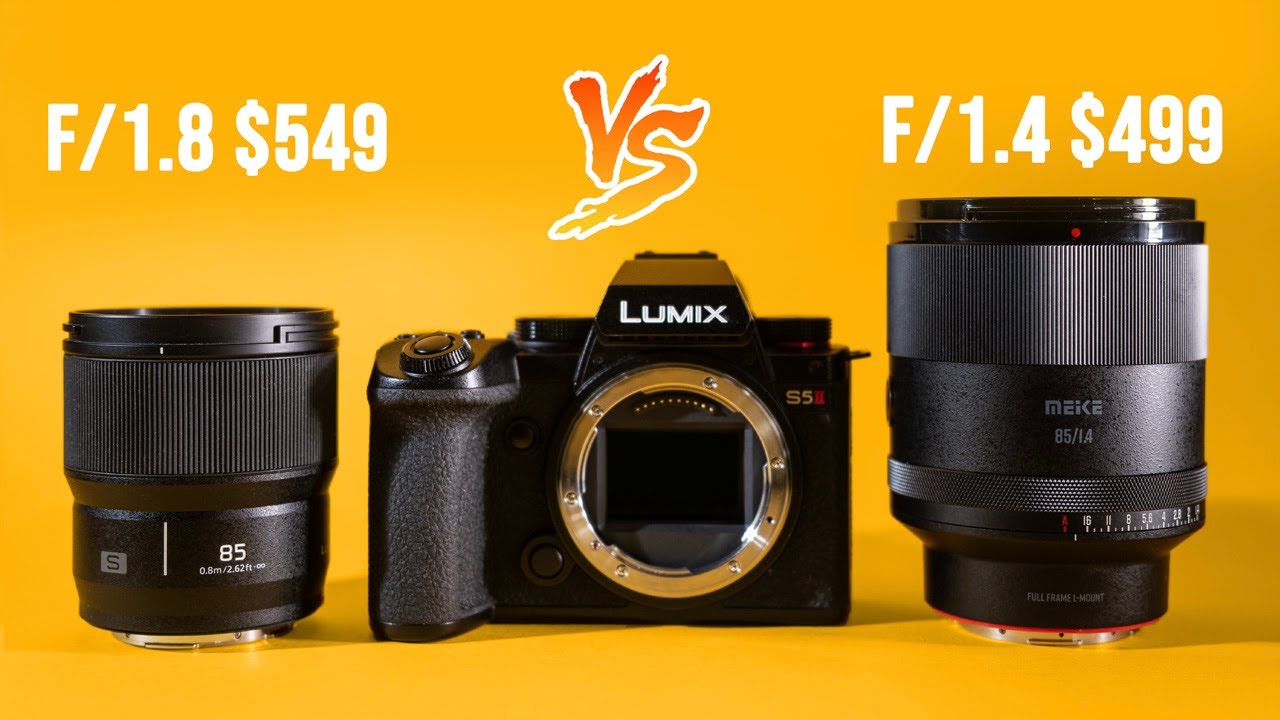 Meike 85mm f/1.4 L-Mount (vs Lumix S 85mm f/1.8)