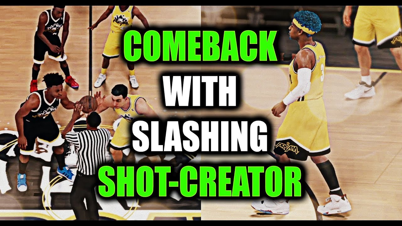 SLASHING SHOT CREATOR CARRIES THE WORST RANDOM OF ALL TIME!? THIS BUILD IS UNREAL!- NBA 2K18