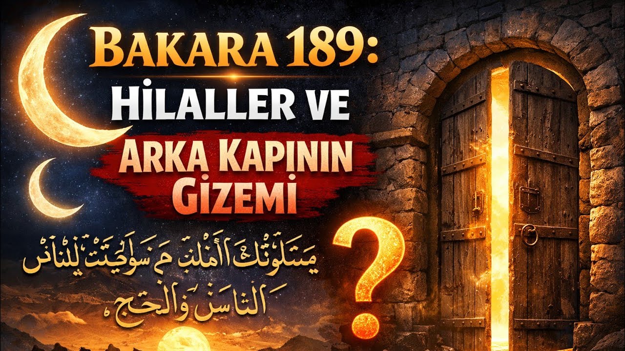 Bakara Suresi 189. Ayet'in Sırrı Sukot, Mezuza ve Hilaller Yapay Zekalar Yorumladı