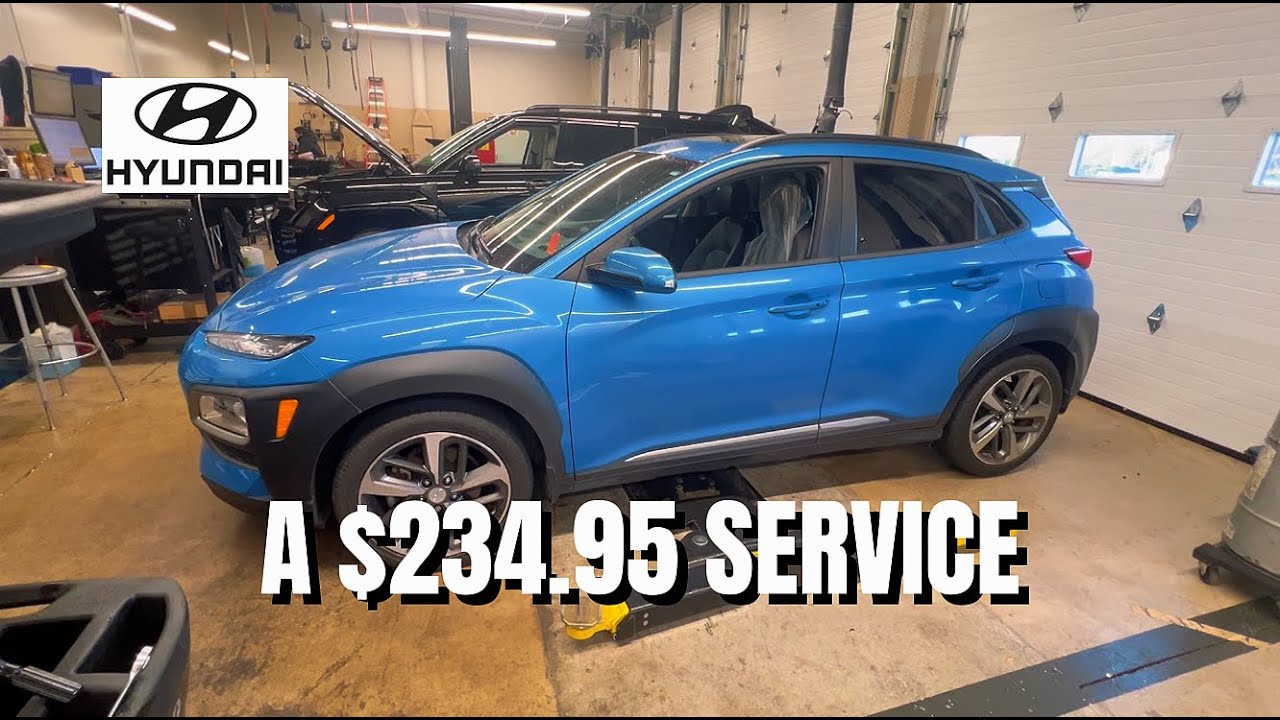 A $234.95 Service | How to Change Engine Oil | 2020 Hyundai KONA 1.6 T-GDI  @WrenchingRyan​