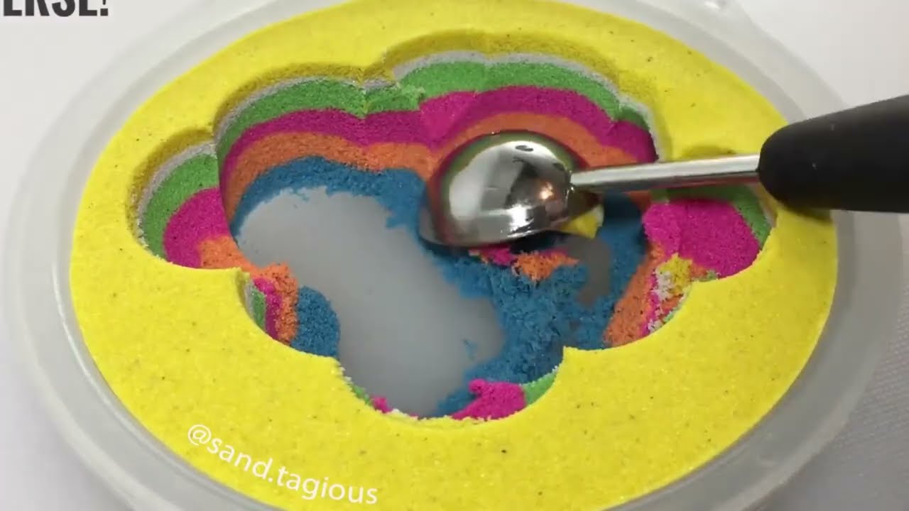 Relaxing Kinetic Sand ASMR: Soothing Textures and Sounds | 편안한 키네틱 샌드 ASMR: 진정되는 질감과 소리