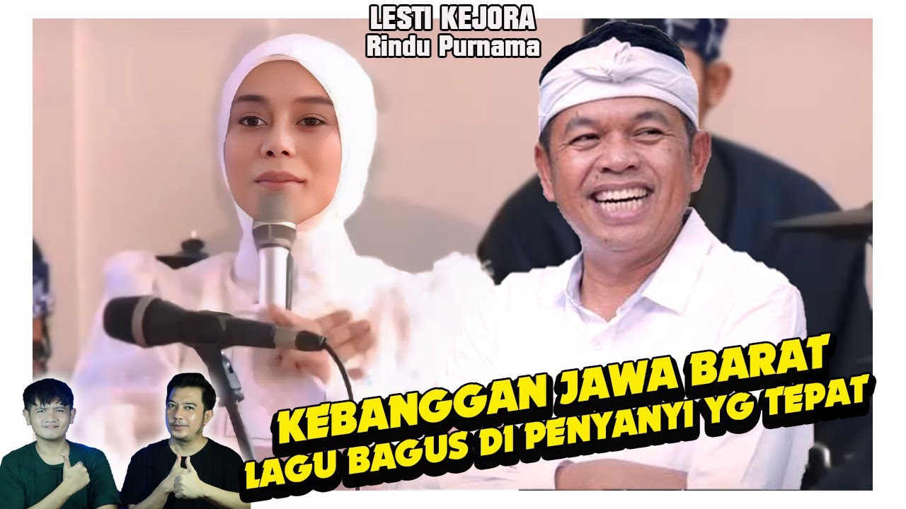 Lagu ini tepat banget dinyanyiin Lesti Kejora. Rindu Purnama karya Kang Dedi Mulyadi,