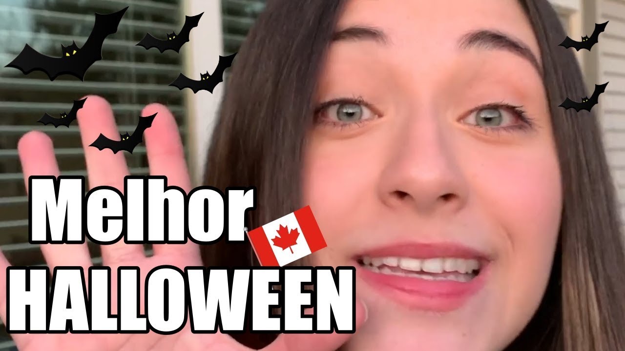 MEU PRIMEIRO HALLOWEEN NO CANADÁ - FUI PEDIR DOCE NA RUA - CAROL SANTINA