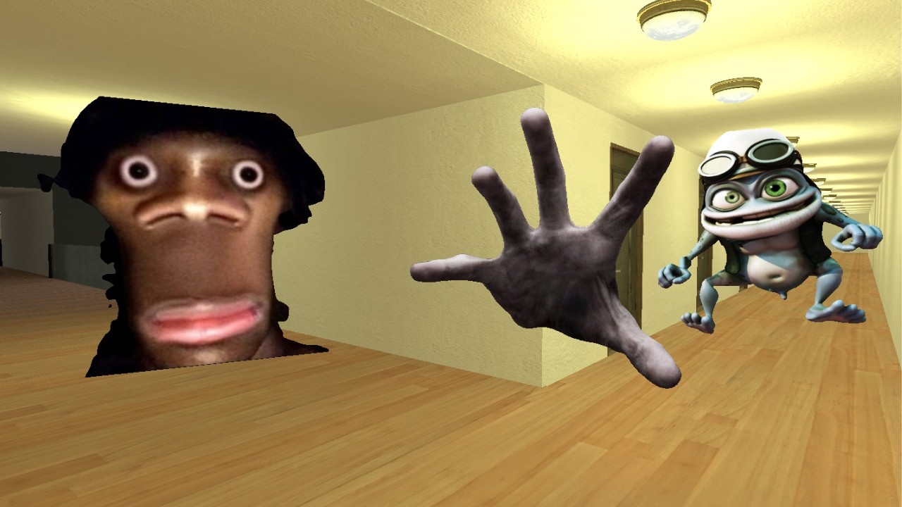 My Name Is Auughh,Crazy Frog And Hand 1 In The Gmod #Crazy_Gaming #Nextbots