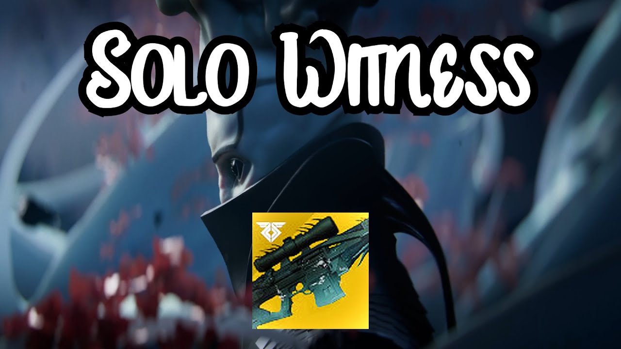 Solo Witness with Whisper of the Worm: Destiny 2 Renegades