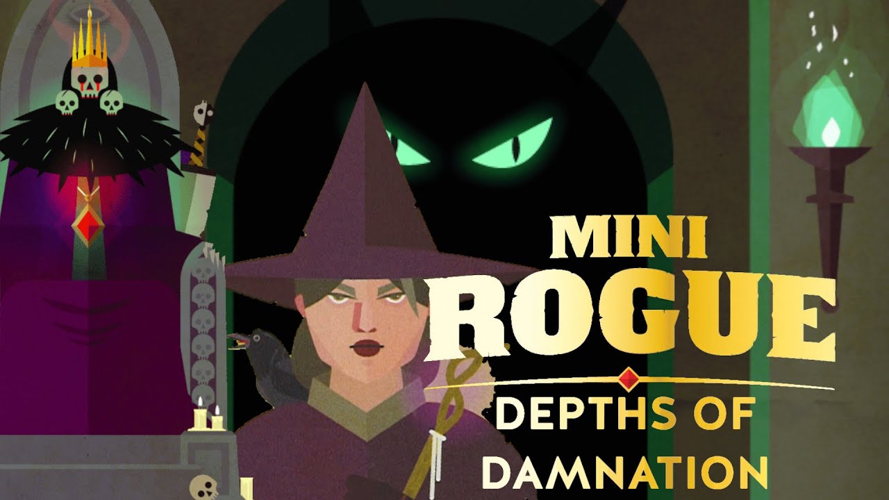 Mini Rogue: Depths of Damnation - Witch playthrough