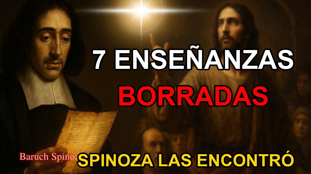 Las 7 Enseñanzas de Jesús Que La Iglesia BORRÓ — SPINOZA Encontró Pruebas