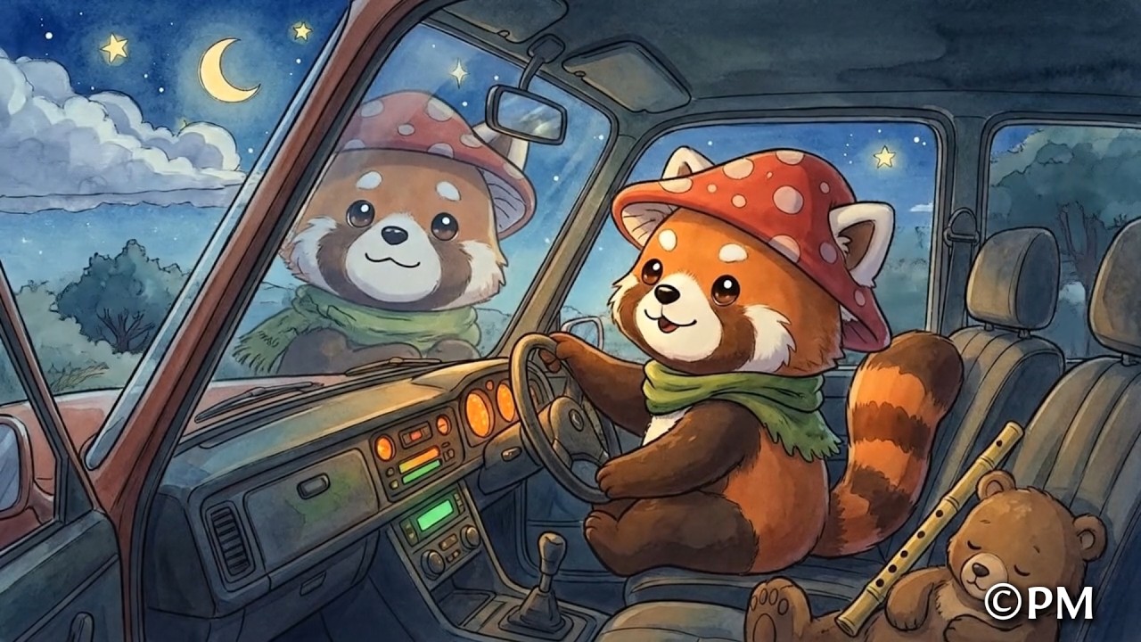 Pupu's Forest Symphony 🍄  A  Musical Journey with a Red Panda Flutist