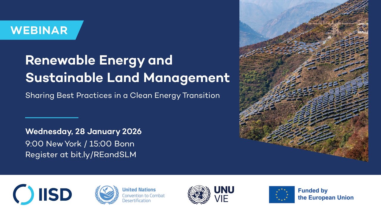 Renewable Energy and Sustainable Land Management
